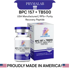 Buy BPC-157 + TB500 5MG blend vial from PrymaLab - healing peptide combination for recovery