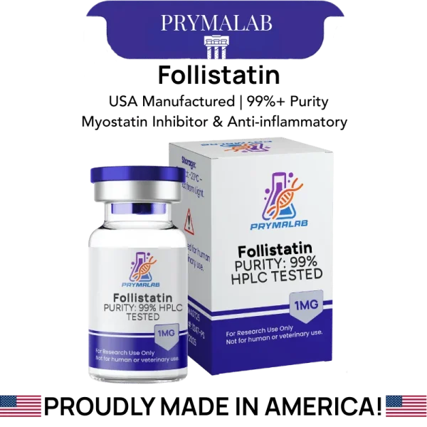 Buy Follistatin peptide for muscle growth research - 1mg pharmaceutical-grade vial