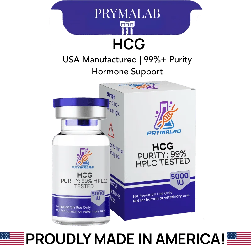 Buy HCG 5000IU peptide vial for testosterone and fertility research applications