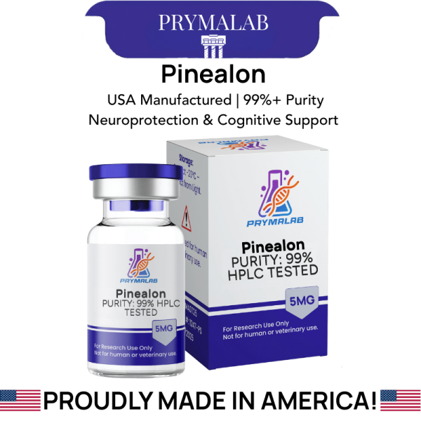 Pinealon peptide 5mg vial for brain and cognitive function research