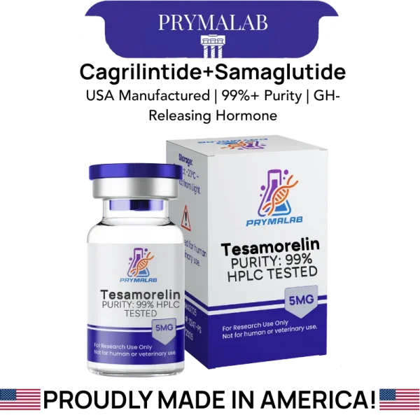 Cagrilintide 2.5mg plus semaglutide 2.5mg cagrisema peptide research vial, lyophilised, for laboratory use only
