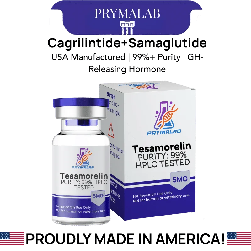 Buy Cagrilintide + Semaglutide 2.5MG blend vial from PrymaLab - CagriSema weight loss peptide