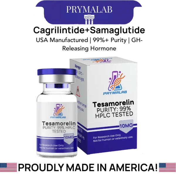 Buy Cagrilintide + Semaglutide 5MG blend vial from PrymaLab - CagriSema weight loss peptide