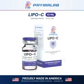 LIPO-C 10 mL 10 mL vial research blend with carton – PrymaLab, made and tested in the USA
