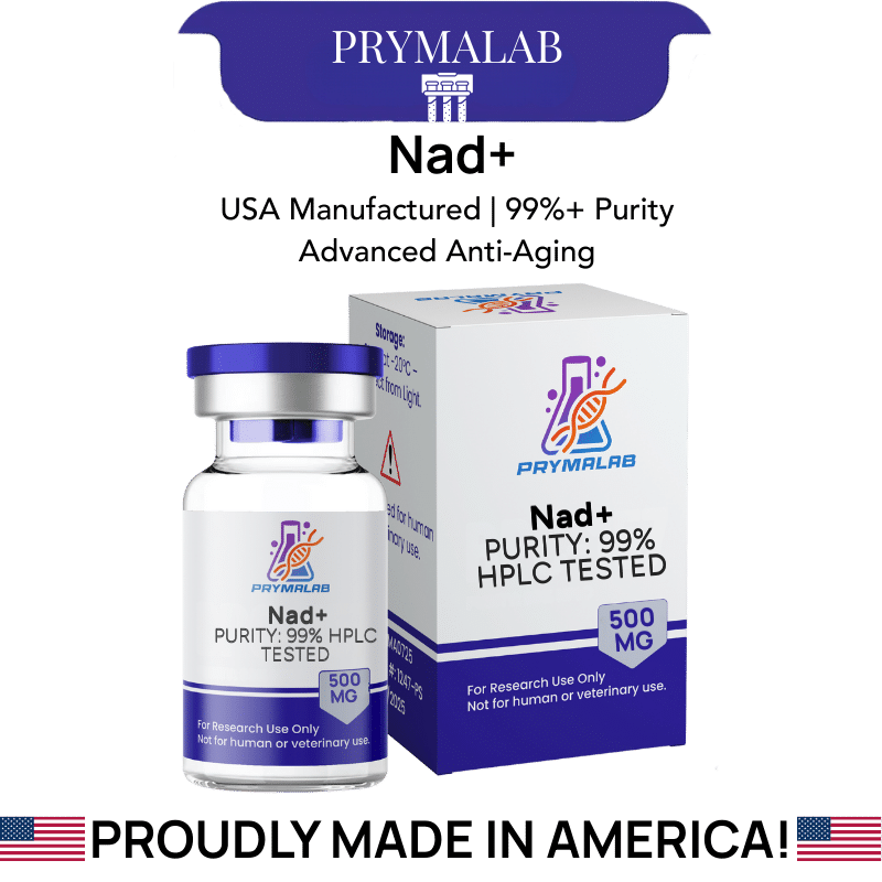 NAD+ 1000mg lyophilized powder vial for high-dose research injections