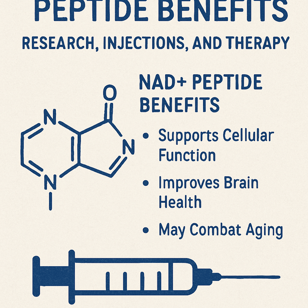 NAD+ Peptide Benefits: Research, Injections, and Therapy