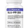 Bottle of SLU‑PP‑332 1000mg capsules, 30 count research compound supplement