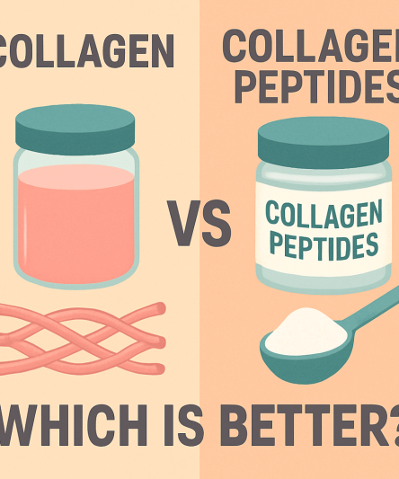 Collagen vs collagen peptides article cover image