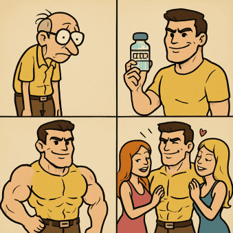 Peptides for men article cover image