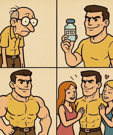 Peptides for men article cover image