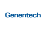 Genentech logo - Biotech industry pioneer advancing peptide research in oncology and immunology