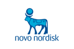 Novo Nordisk logo - Global leader in GLP-1 peptide therapeutics and diabetes research