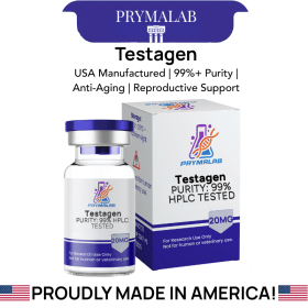 Testagen peptide 20mg testes bioregulator lyophilized powder by PrymaLab