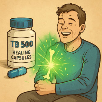 TB-500 peptide thymosin beta-4 fragment for tissue repair and recovery with wolverine stack BPC-157 combination