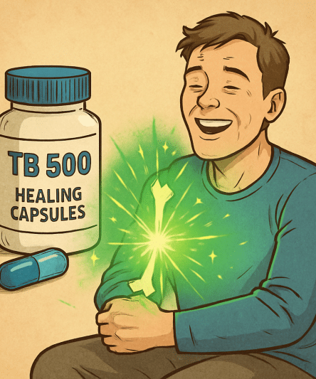 TB-500 peptide thymosin beta-4 fragment for tissue repair and recovery with wolverine stack BPC-157 combination