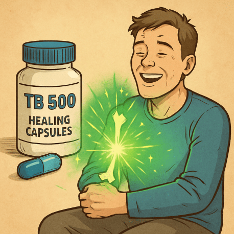 TB-500 peptide thymosin beta-4 fragment for tissue repair and recovery with wolverine stack BPC-157 combination