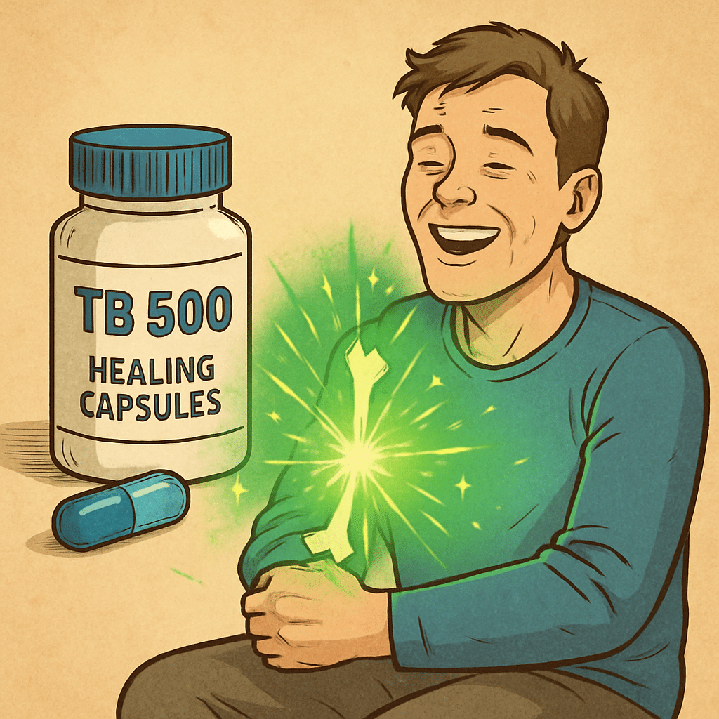 TB-500 peptide thymosin beta-4 fragment for tissue repair and recovery with wolverine stack BPC-157 combination