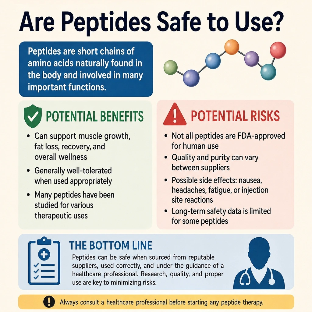 Are peptides safe to use?