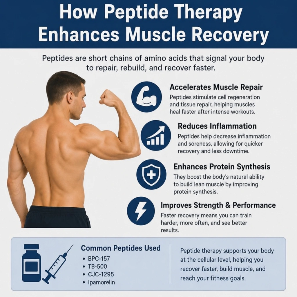 how peptide therapy enhances muscle recovery