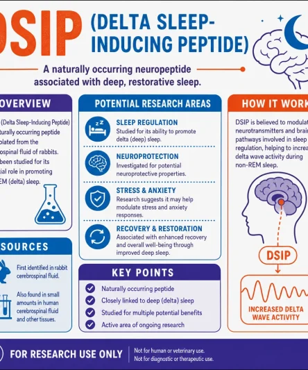 What is DSIP peptide, how does it work, and what does the research say?