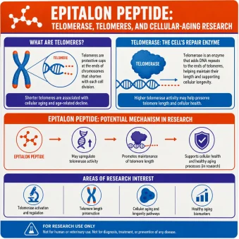 In depth Epitalon peptide research and current findings.