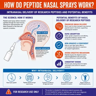How do peptide nasal sprays work? Their mechanism of action and effectiveness.