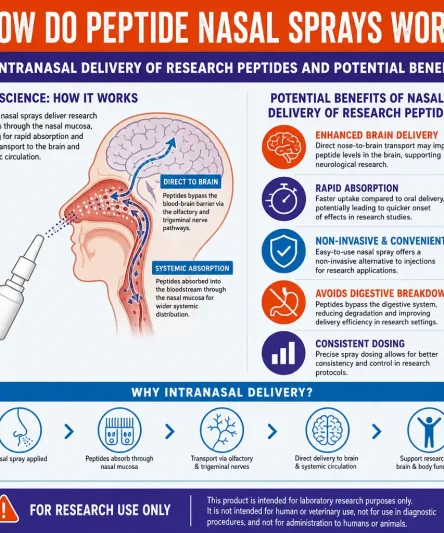 How do peptide nasal sprays work? Their mechanism of action and effectiveness.