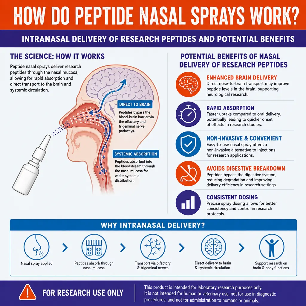How do peptide nasal sprays work? Their mechanism of action and effectiveness.