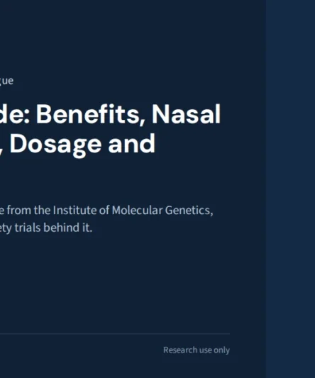 Selank peptide guide cover: benefits, nasal spray vs vial, dosage and research