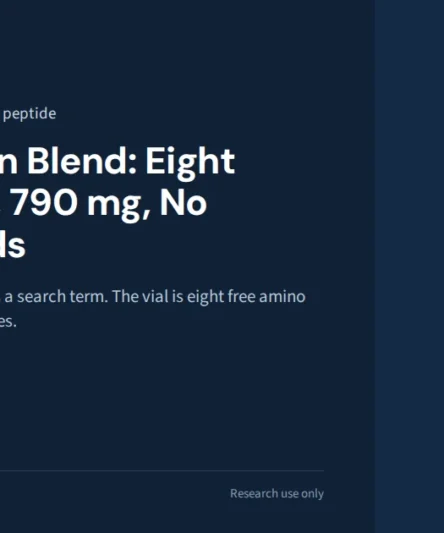 SUPER Human Blend cover: eight amino acids, 790 mg, no peptide bonds